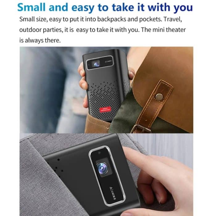 TOUMEI C900 Tragbarer 4K HD-Musikprojektor für den Außenbereich mit eingebautem Akku, US Plug, EU Plug, UK Plug – Bild 20