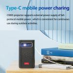 TOUMEI C900 Tragbarer 4K HD-Musikprojektor für den Außenbereich mit eingebautem Akku, US Plug, EU Plug, UK Plug – Bild 6