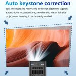 TOUMEI C900 Tragbarer 4K HD-Musikprojektor für den Außenbereich mit eingebautem Akku, US Plug, EU Plug, UK Plug – Bild 7