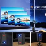 TOUMEI C900 Tragbarer 4K HD-Musikprojektor für den Außenbereich mit eingebautem Akku, US Plug, EU Plug, UK Plug – Bild 10