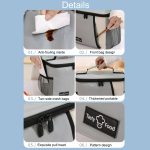 Tragbares, isoliertes Lunchpaket für Picknicks im Freien, isolierte Bento-Tasche – Bild 8