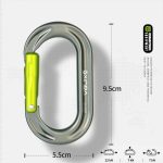 XINDA HH-9769 22/24kN Hochfestes Outdoor-Kletter-Lastschloss, Straight, Threaded, Two-stage, Three-stage – Bild 7