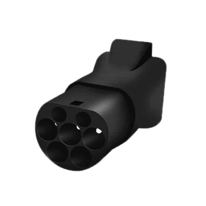 TBD0605198401A.jpg Neu Energie Fahrzeug EU Standard Netzteil TYPE2 Lade Pile Konverter Stecker, TYPE2 – Bild 1