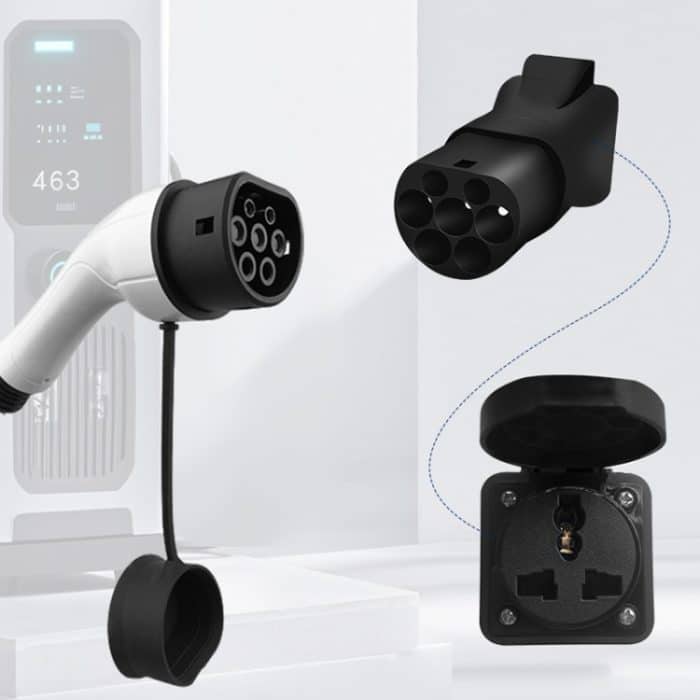 Neu Energie Fahrzeug EU Standard Netzteil TYPE2 Lade Pile Konverter Stecker, TYPE2 – Bild 5