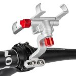 PROMEND Aluminium Legierung Handy Halter Einstellbare Winkel Rotierenden Motorrad Navigation Unterstützung, SJJ-299B Handlebar Stand Black, SJJ-299B Handlebar Stand Titanium Color, SJJ-299B Handlebar Stand Silver, SJJ-299E Rearview Mirror Black... – Bild 10