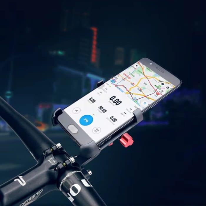 PROMEND Aluminium Legierung Handy Halter Einstellbare Winkel Rotierenden Motorrad Navigation Unterstützung, SJJ-299B Handlebar Stand Black, SJJ-299B Handlebar Stand Titanium Color, SJJ-299B Handlebar Stand Silver, SJJ-299E Rearview Mirror Black... – Bild 2