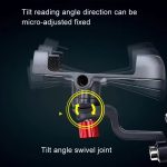 PROMEND Aluminium Legierung Handy Halter Einstellbare Winkel Rotierenden Motorrad Navigation Unterstützung, SJJ-299B Handlebar Stand Black, SJJ-299B Handlebar Stand Titanium Color, SJJ-299B Handlebar Stand Silver, SJJ-299E Rearview Mirror Black... – Bild 3