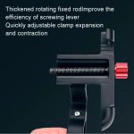 PROMEND Aluminium Legierung Handy Halter Einstellbare Winkel Rotierenden Motorrad Navigation Unterstützung, SJJ-299B Handlebar Stand Black, SJJ-299B Handlebar Stand Titanium Color, SJJ-299B Handlebar Stand Silver, SJJ-299E Rearview Mirror Black... – Bild 4