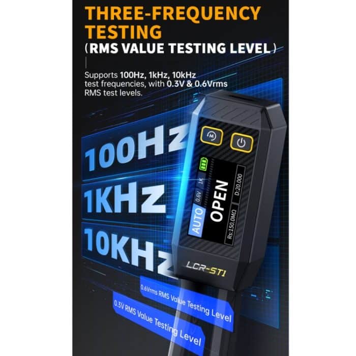 FNIRSI Digitales Pinzetten-Widerstands-Kondensator-Komponenten-Testmultimeter – Bild 3