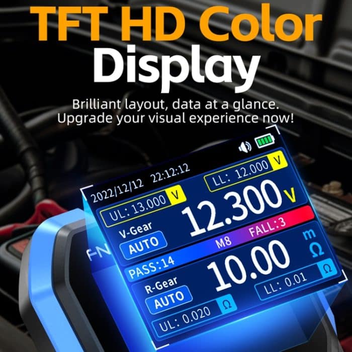 FNIRSI 18650 Lithium-Batterie Innenwiderstand Spannungsmessgerät – Bild 7