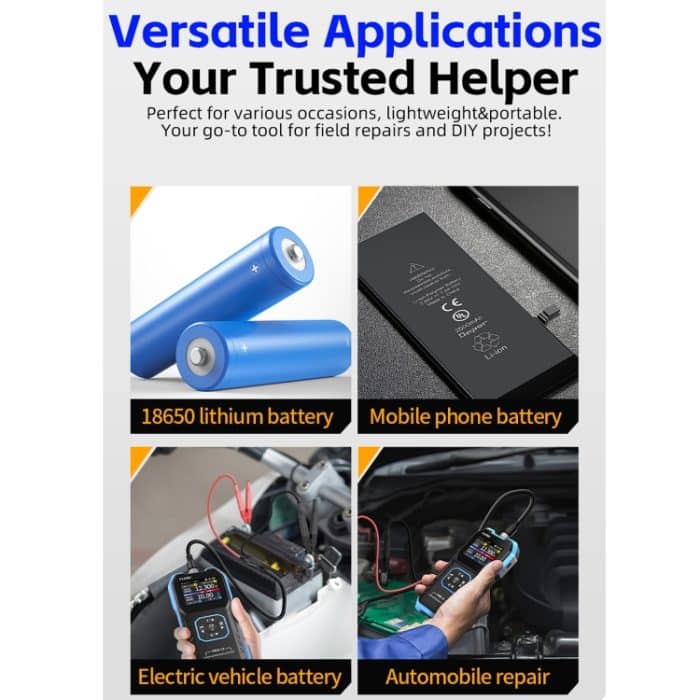 FNIRSI 18650 Lithium-Batterie Innenwiderstand Spannungsmessgerät – Bild 9