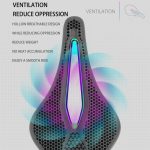 PROMEND SD-577 Fahrradsattel mit Wabenstruktur und bionischer Struktur, hohler Stahlbogen, atmungsaktiver Komfortsattel, SD-577 – Bild 4