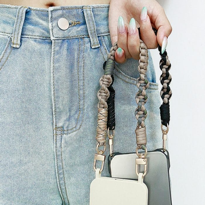 Handy-Lanyard Anti-verloren tragbare universelle handgewebte Handykette – Bild 7
