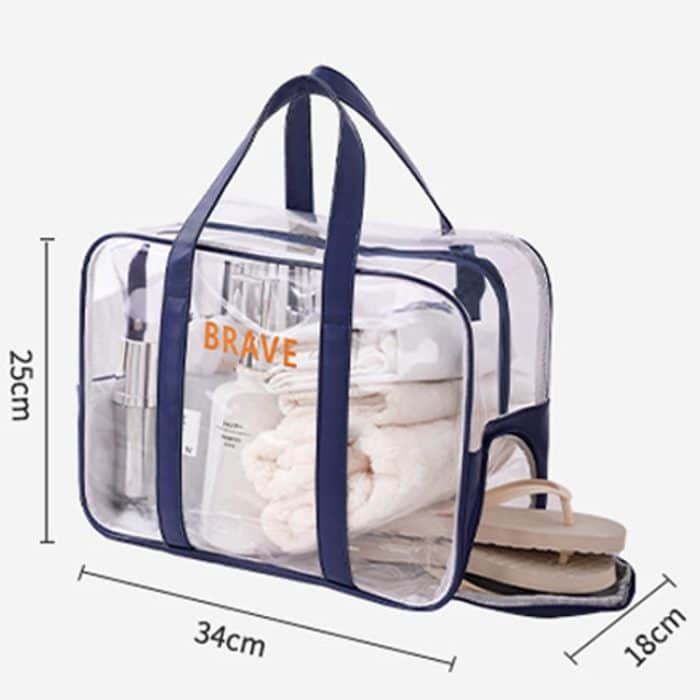 Große Sport-Tragetasche, Schwimmtasche, wasserdichte Kulturtasche und Make-up-Organizer – Bild 3