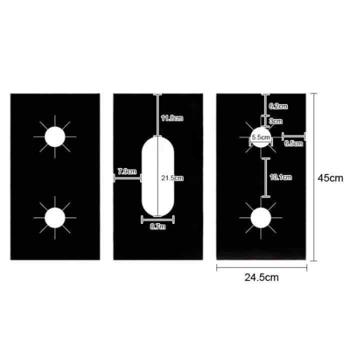 Reinigungspad zum Fettschutz für Gasbacköfen mit 5 Löchern, 3pcs / Set – Bild 2