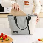 Tragbares, isoliertes Lunchpaket für den Außenbereich, Picknick-Bento-Tasche – Bild 2