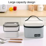 Tragbares, isoliertes Lunchpaket für den Außenbereich, Picknick-Bento-Tasche – Bild 5