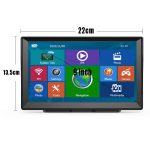 9 Zoll 8G/256M Auto GPS Navigator Mit Großbild Kapazitive Bluetooth Karte, United States, Canada, Mexico Map, Europe Map, United Kingdom Map, Germany Map, Russia + Ukraine + Belarus Map, Australia Map, South America Map, Middle East Map... – Bild 3