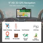 9 Zoll 8G/256M Auto GPS Navigator Mit Großbild Kapazitive Bluetooth Karte, United States, Canada, Mexico Map, Europe Map, United Kingdom Map, Germany Map, Russia + Ukraine + Belarus Map, Australia Map, South America Map, Middle East Map... – Bild 6