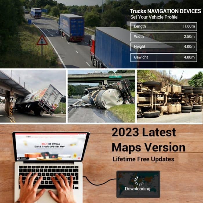 9 Zoll 8G/256M Auto GPS Navigator Mit Großbild Kapazitive Bluetooth Karte, United States, Canada, Mexico Map, Europe Map, United Kingdom Map, Germany Map, Russia + Ukraine + Belarus Map, Australia Map, South America Map, Middle East Map... – Bild 10