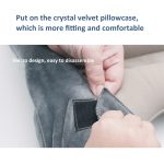 Tragbares aufblasbares Presse-Kissen mit Lordosenstütze, Kissen für den Schlaf im Flugzeug – Bild 6