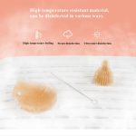 Tragbares Babyflaschenbürsten-Set aus Silikon für unterwegs – Bild 8