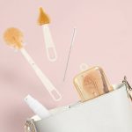 Tragbares Babyflaschenbürsten-Set aus Silikon für unterwegs – Bild 10