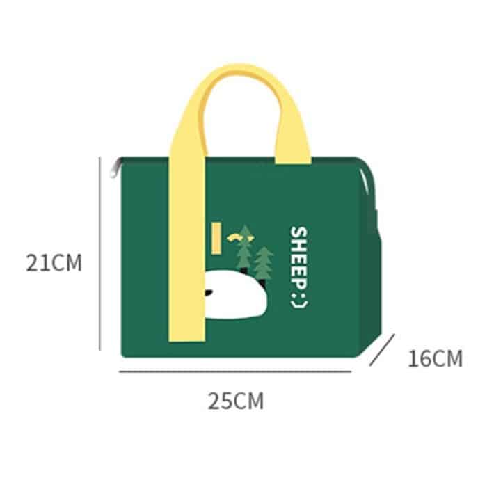 Wasserdichte, verdickte, isolierte und kühlende Lunchtasche aus PU-Cartoon – Bild 2