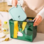 Wasserdichte, verdickte, isolierte und kühlende Lunchtasche aus PU-Cartoon – Bild 7