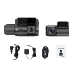 M700A 3-Kanal-Autorekorder 4K UHD vorne + 1080P innen + 2K hinten + GPS + WIFI Dashcam, M700A – Bild 12
