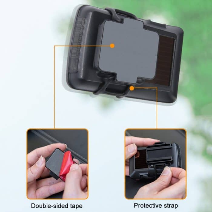 Abnehmbare ETC-Schiebehalterung für Kraftfahrzeuge, Anti-Drop-Halterung, Black, Transparent – Bild 5