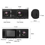 HD-Autorecorder, Dual Recording Front 1080+Internal 1080, J02 – Bild 12