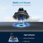 TELESIN Magnetische Saugnapf Auto Telefon Halterung 360 Grad Rotation Telefon Halter – Bild 7