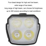 Fahrrad-Nachtfahrten mit hoher Helligkeit, Scheinwerfer-Taschenlampe, Headlight, Horn Light – Bild 3