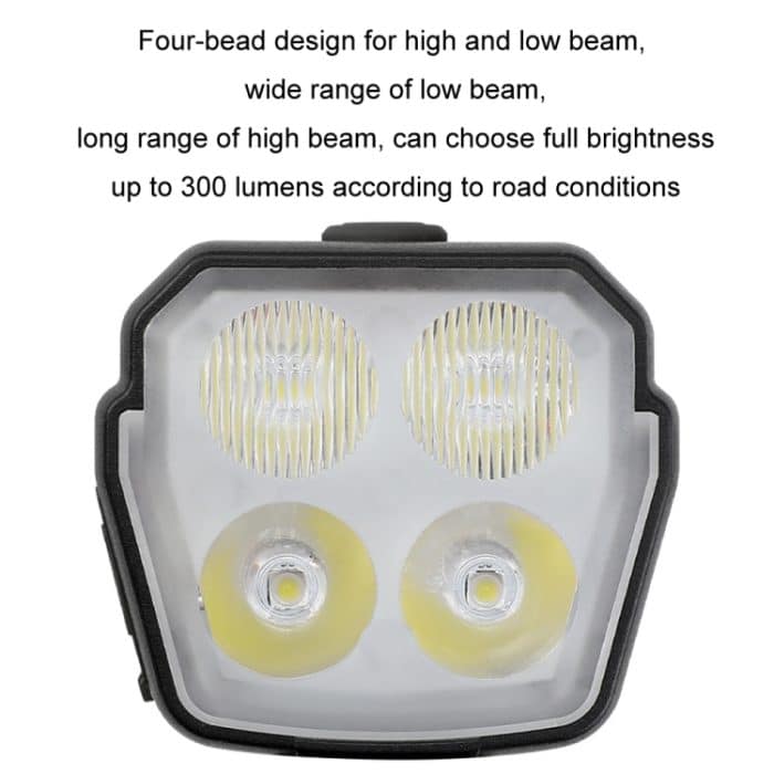 Fahrrad-Nachtfahrten mit hoher Helligkeit, Scheinwerfer-Taschenlampe, Headlight, Horn Light – Bild 3