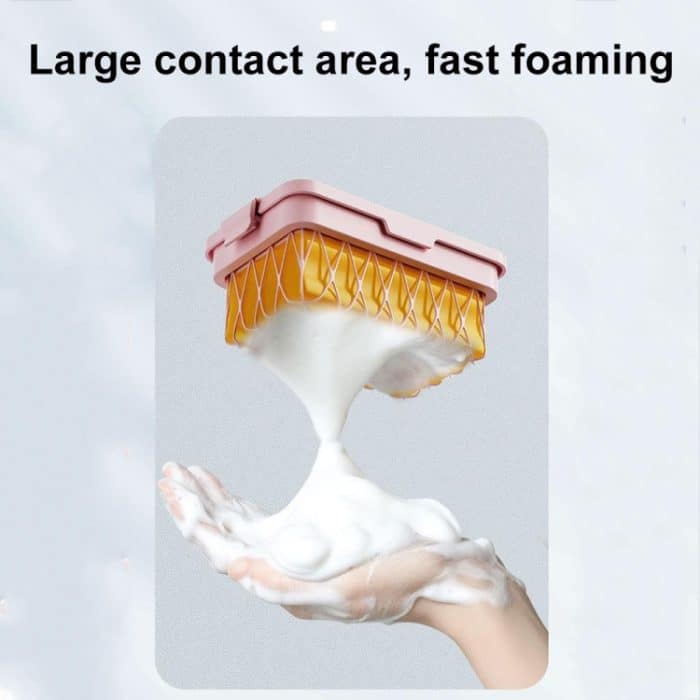 4 teile/paket Multifunktionale Hohe Elastische Mesh Anti-rutsch Ablauf Schäumen Seife Box – Bild 5