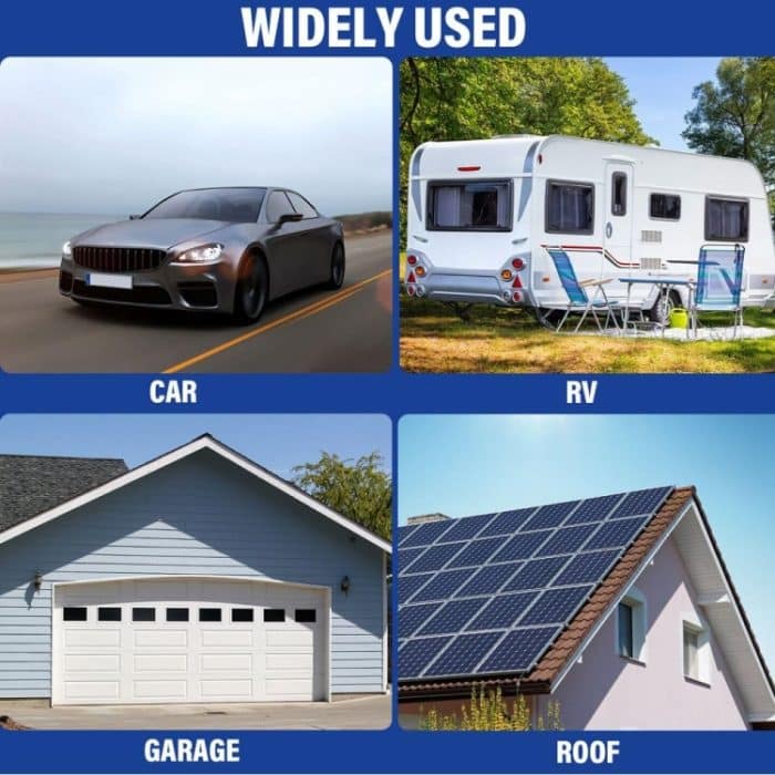 Wärme- und Schalldämmpolster aus dicker Aluminiumfolie für die Motorhaube des Autos, 250x180x5mm, 250x180x10mm, 400x250x5mm, 400x250x10mm – Bild 7