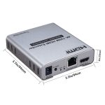 HDMI Einzelkabel 120M Sender/Empfänger Extender 4K HD Sender, US Plug, UK Plug, EU Plug – Bild 3