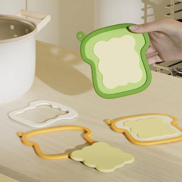 3-in-1 Abnehmbare Hitzeschutzunterlage Hitzebeständige Tischsets für den Haushalt – Bild 2