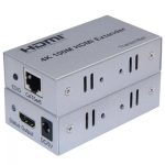 HDMI zu RJ45 Einzel-Ethernet-Kabel 100 m Extender 4K HD Kabel Signalverstärker, US Plug, UK Plug, EU Plug