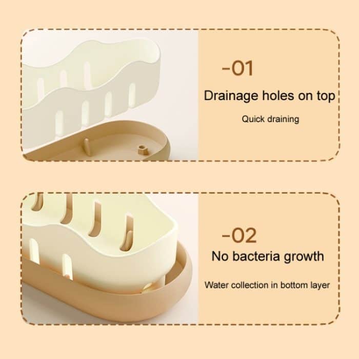 Reisen Tragbare versiegelte Seifenkiste Haushaltsbad Seifenhalter – Bild 4