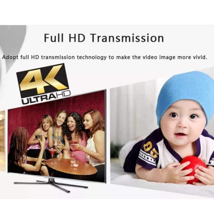 HDMI-auf-RJ45-Einzel-Ethernet-Kabel, 60 m, Extender, 4K-HD-Kabel, Signalverstärker, Sender + Empfänger, US Plug, UK Plug, EU Plug – Bild 3