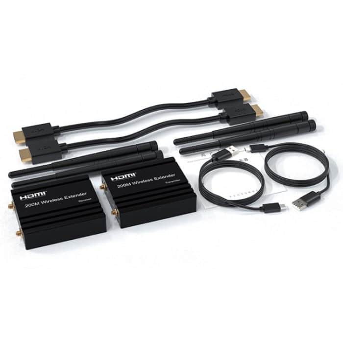 200M Wireless HDMI Extender Signalverstärker, Sender+Empfänger, 200M – Bild 3