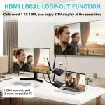 200M Wireless HDMI Extender Signalverstärker, Sender+Empfänger, 200M – Bild 10