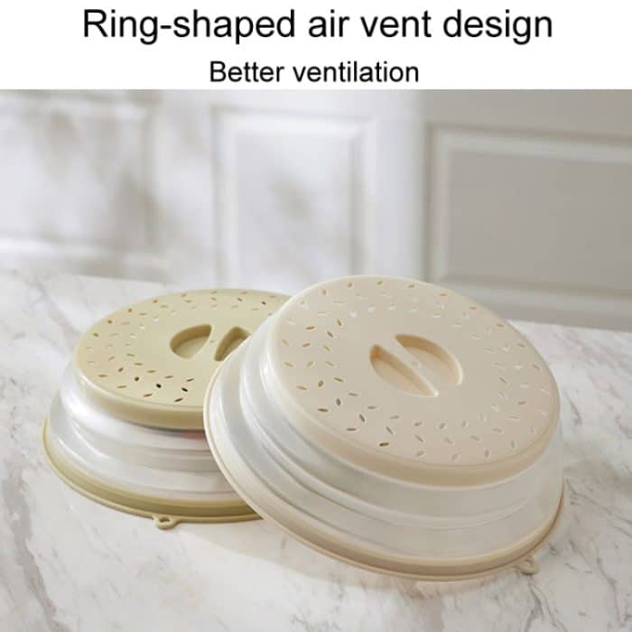 Faltbare Mikrowelle Spritzschutz für die Küche, multifunktionale Lebensmittelkonservierungsabdeckung für den Haushalt, Small White, Small Red, Small Gray, Medium White, Medium Red, Medium Gray, Large White, Large Red, Large Gray – Bild 5