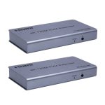 KVM 120m 4K HD Extender Computer Maus Tastatur HDMI Einzel Ethernet Kabel Sender + Empfänger, US Plug, UK Plug, EU Plug