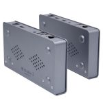 KVM 120m 4K HD Extender Computer Maus Tastatur HDMI Einzel Ethernet Kabel Sender + Empfänger, US Plug, UK Plug, EU Plug – Bild 3