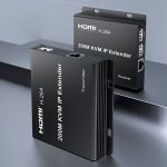 200 m HDMI KVM IP Netzwerkkabel Extender H.264 Maus Tastatur Extender, US Plug, UK Plug, EU Plug – Bild 2