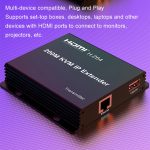 200 m HDMI KVM IP Netzwerkkabel Extender H.264 Maus Tastatur Extender, US Plug, UK Plug, EU Plug – Bild 3