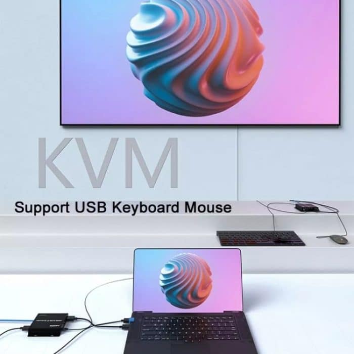 200 m HDMI KVM IP Netzwerkkabel Extender H.264 Maus Tastatur Extender, US Plug, UK Plug, EU Plug – Bild 5